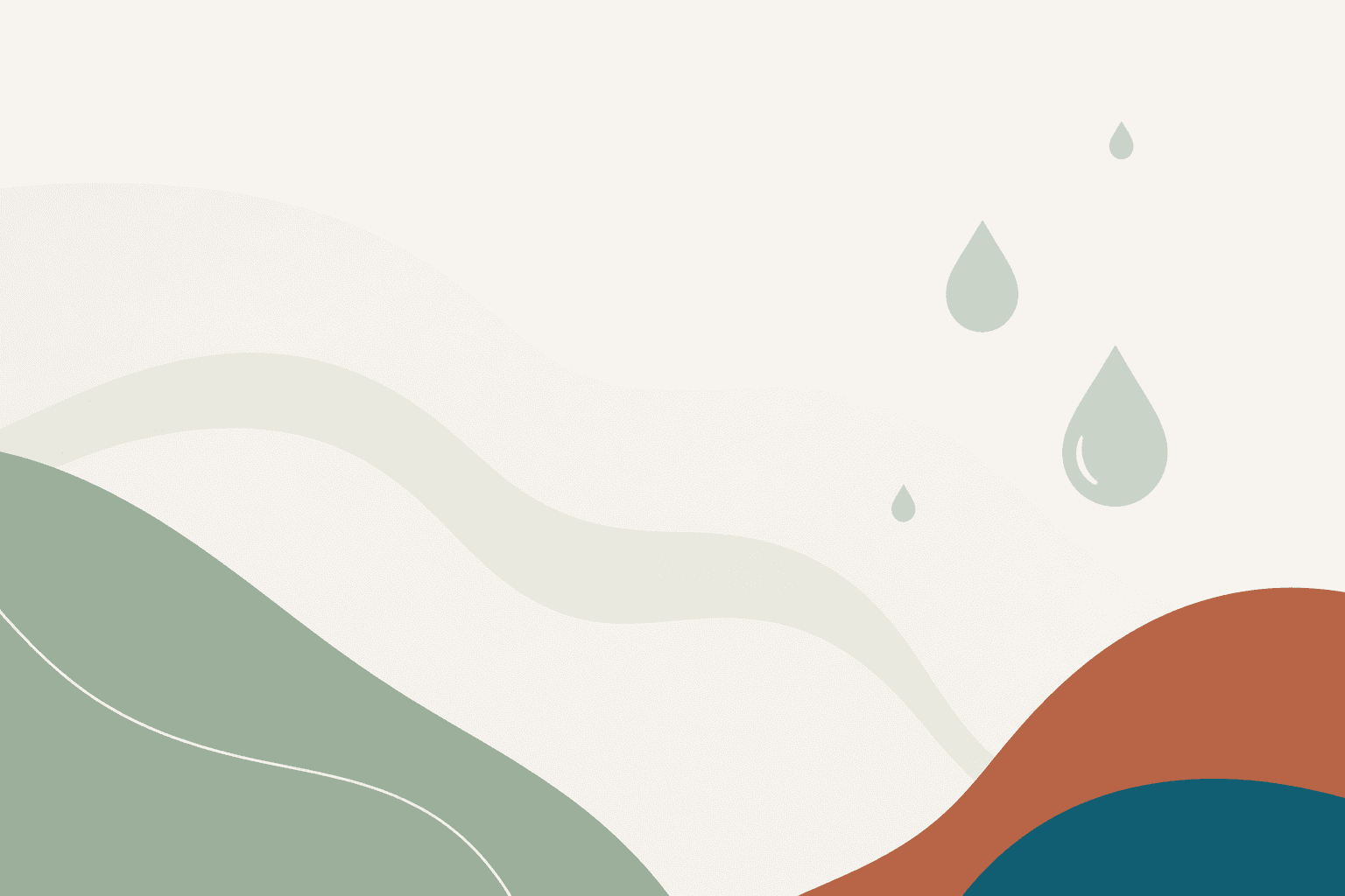 Abstract illustration of soft heat and humidity